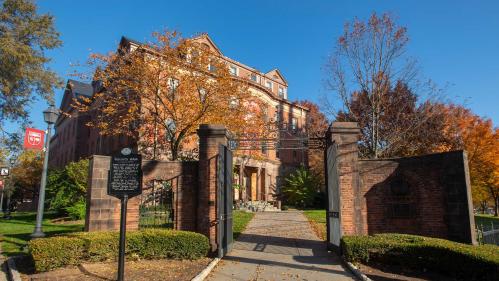 Gate to Winants Hall 
