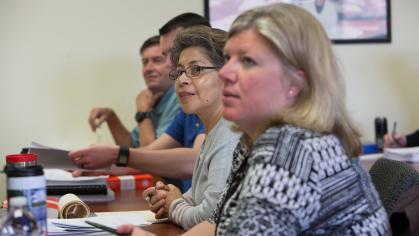 Older students in class