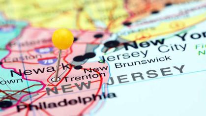 map of new jersey