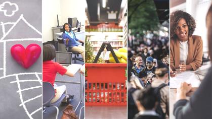 REACH homepage image fo families, food, and educational settings