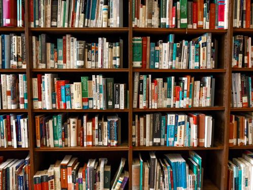 BOOKS ON A SHELF