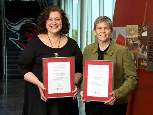 Marian Passannante and Meredith McGill